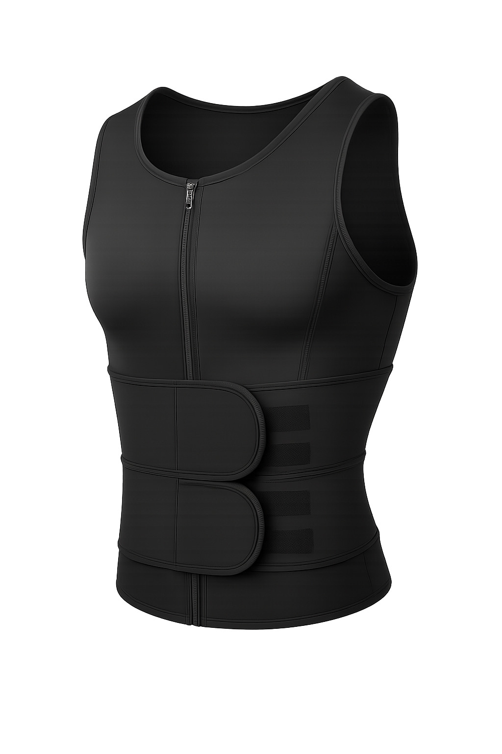 ThermoFit Pro - Débardeur de Sudation Homme avec Ceinture Gainante